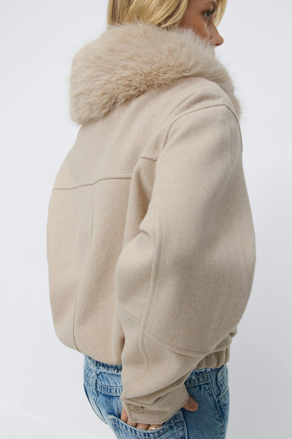14+ shaped felt jacket