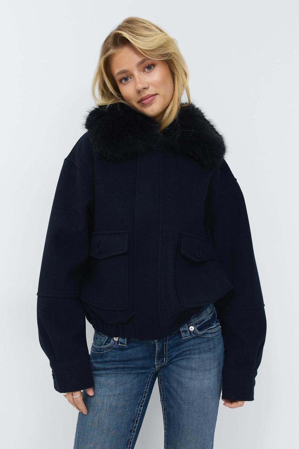 14+ shaped felt jacket