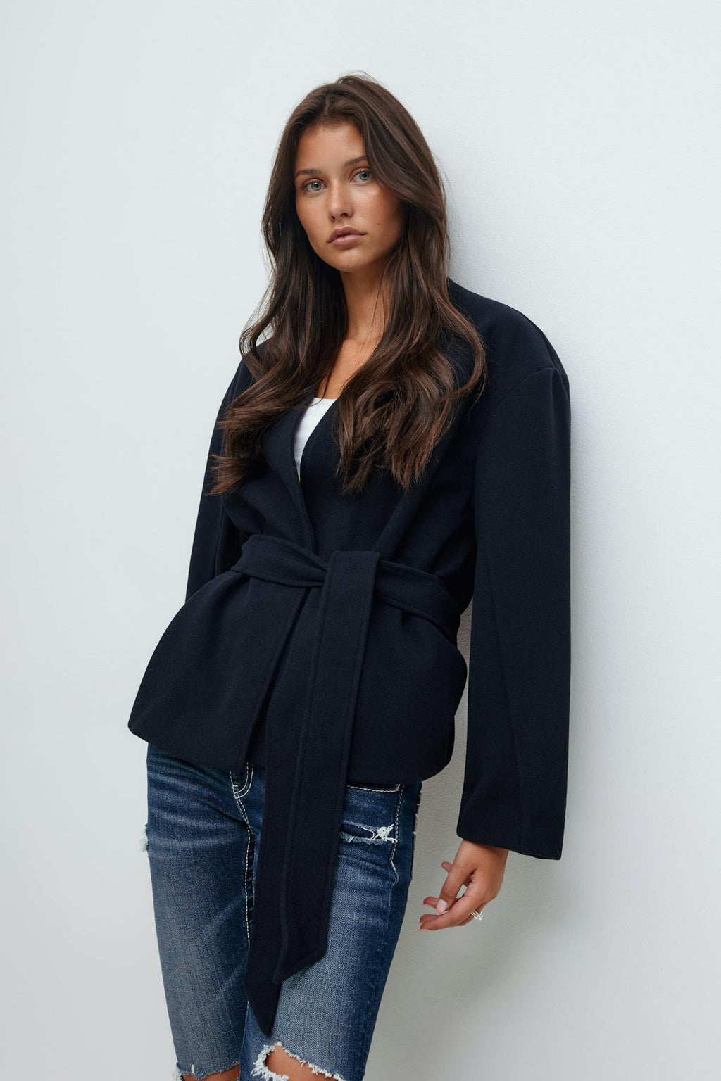 14+ shaped felt jacket