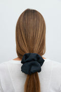Pinstripe scrunchie