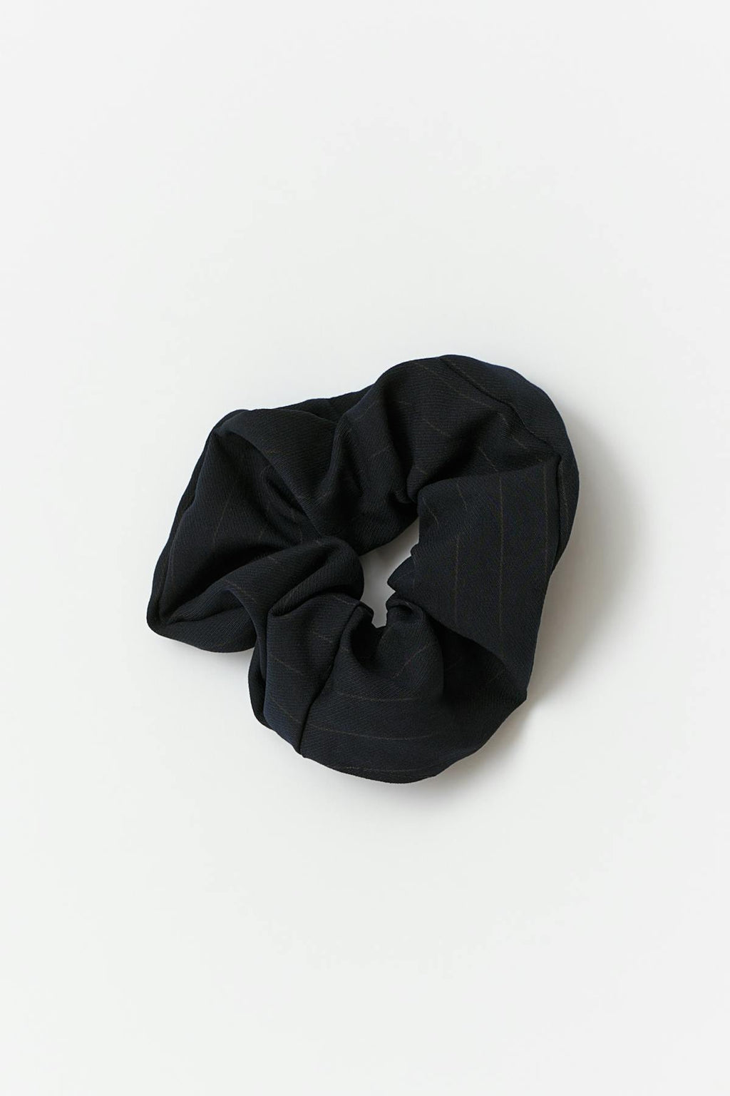 Pinstripe scrunchie