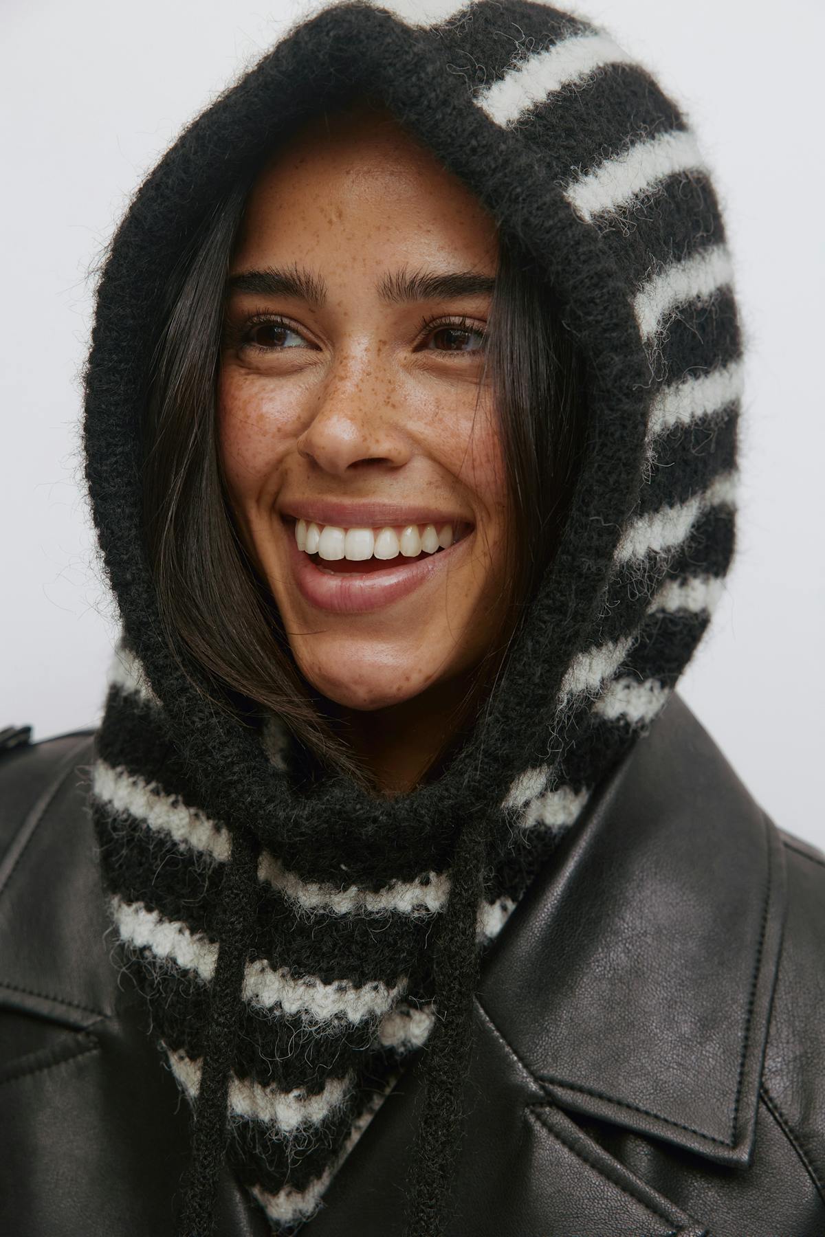 Striped balaclava