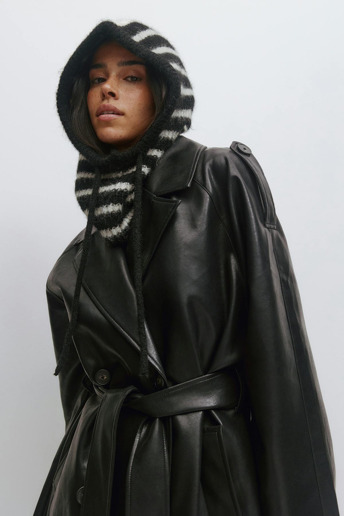Striped balaclava