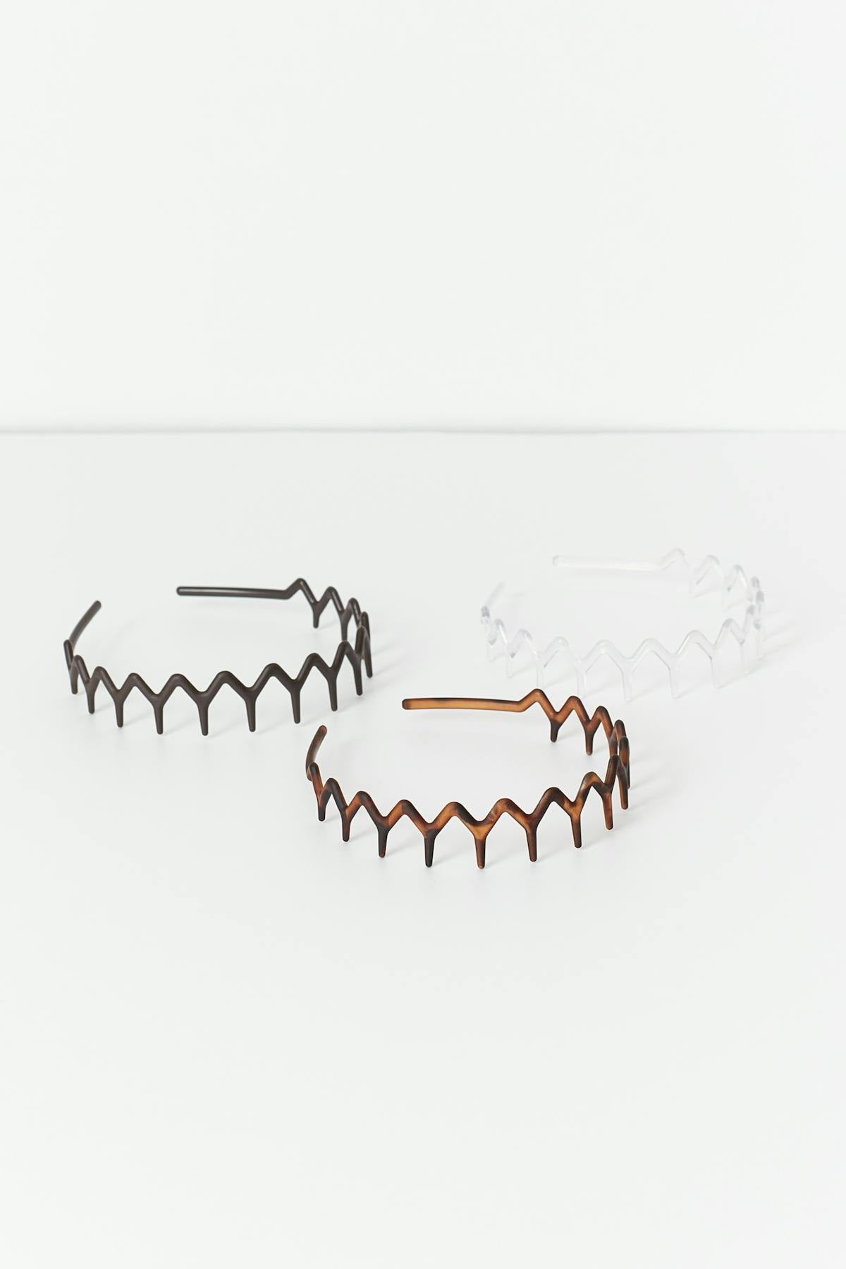 3-pack zig zag headband