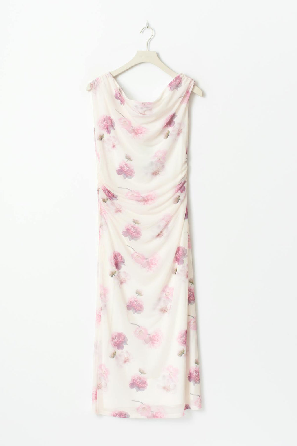 Asymmetric midi dress