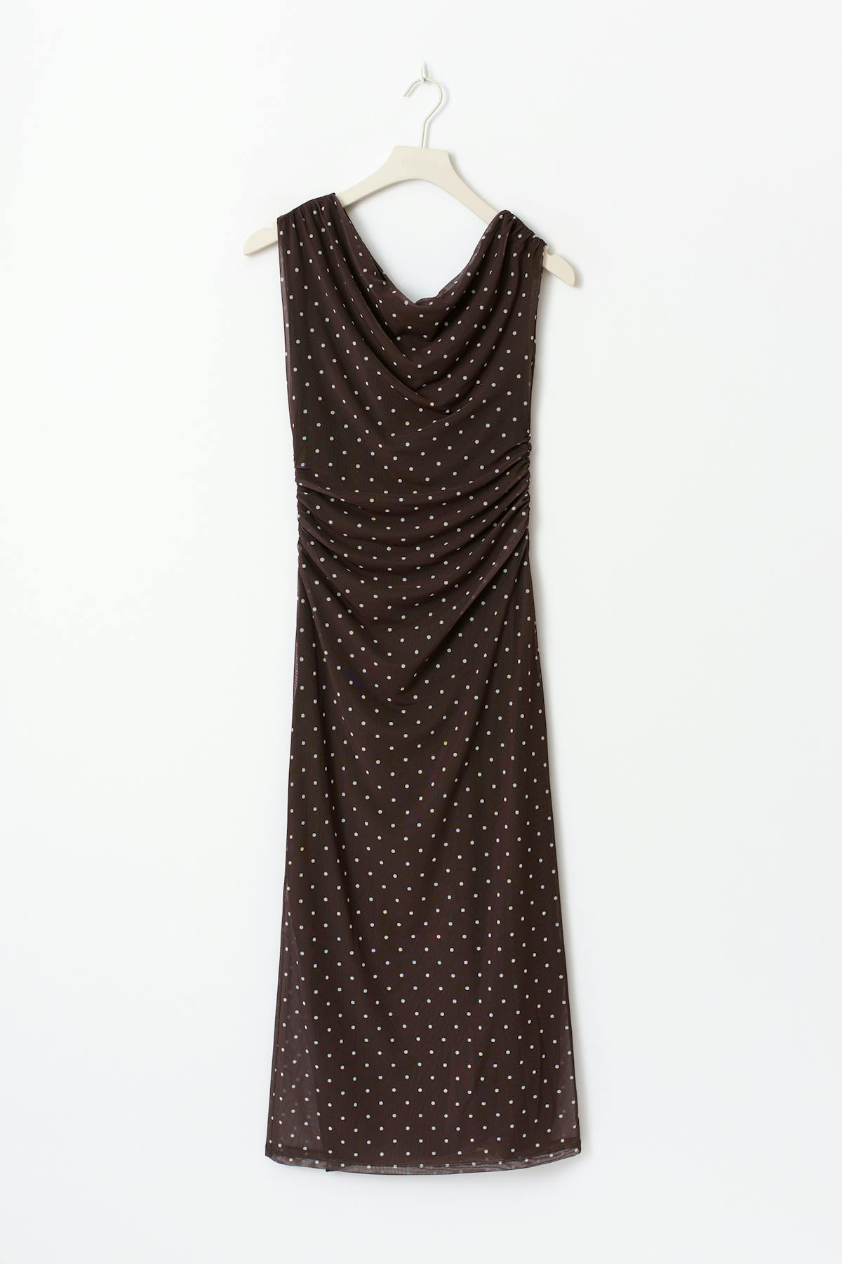 Asymmetric midi dress