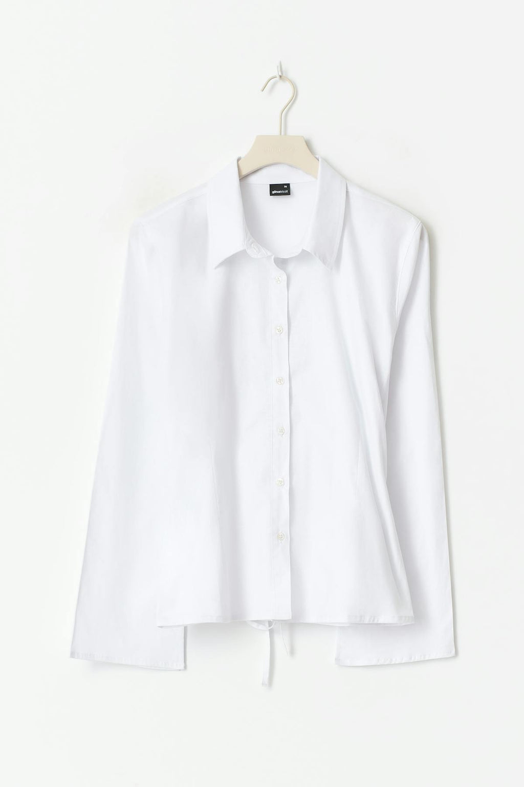 Shaped tie blouse
