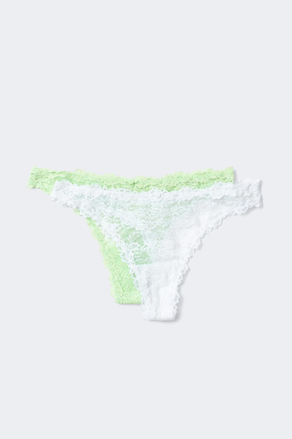 2-pack flirty lace thong
