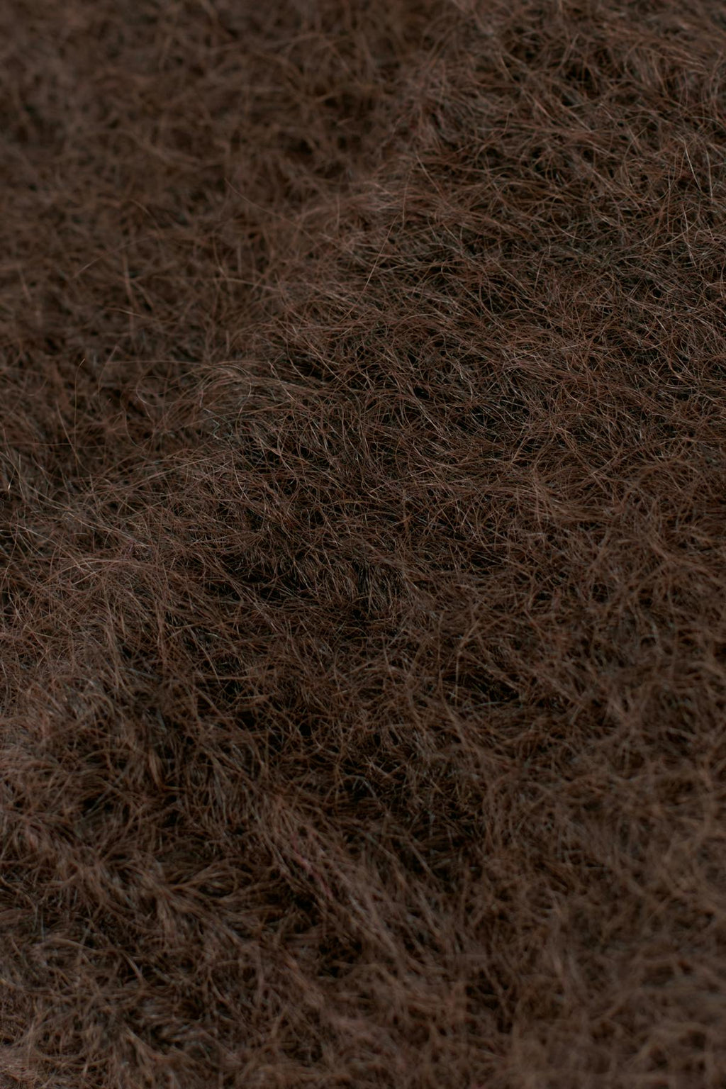 Chunky hairy beanie