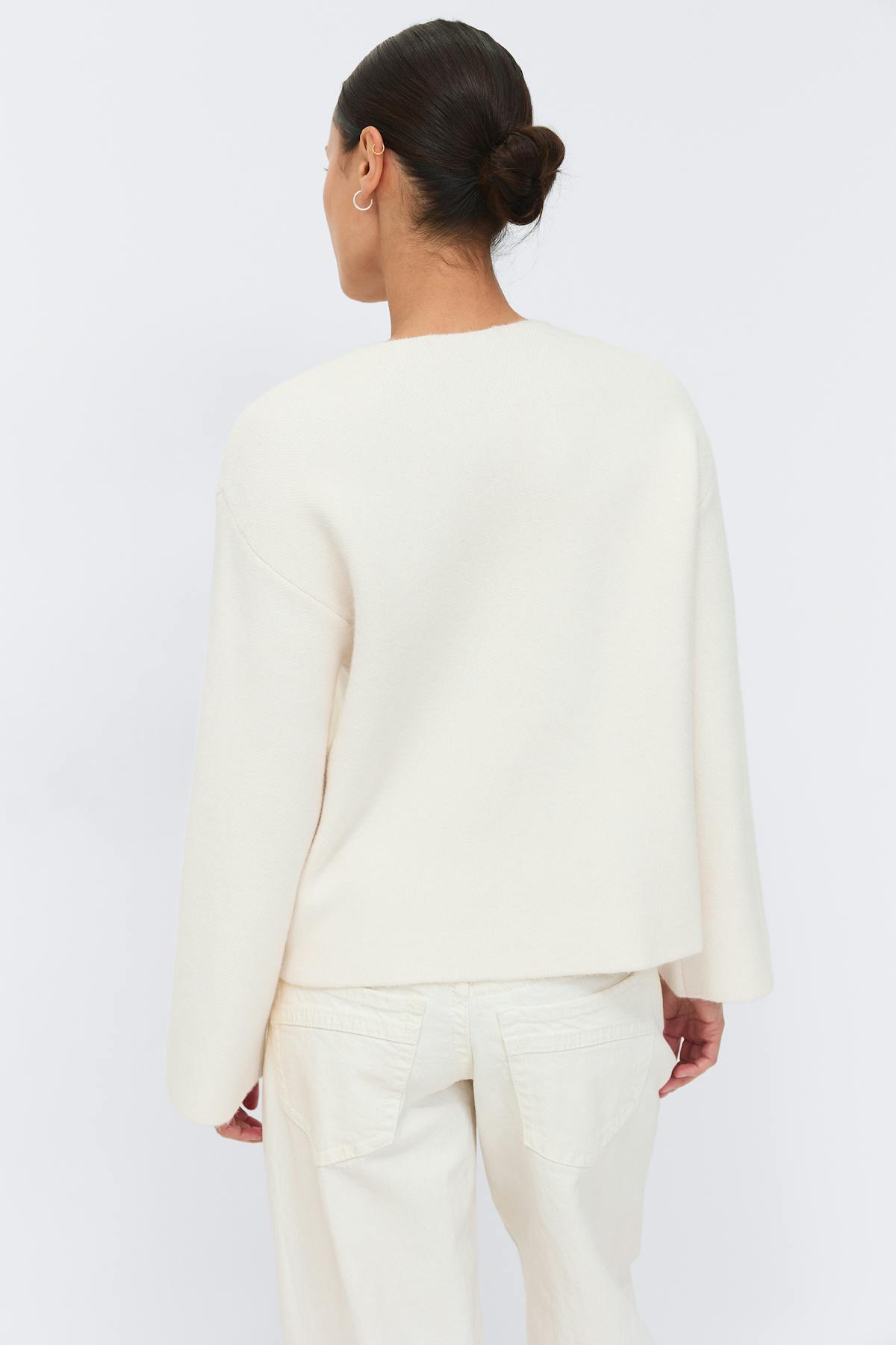 Knitted button cardigan