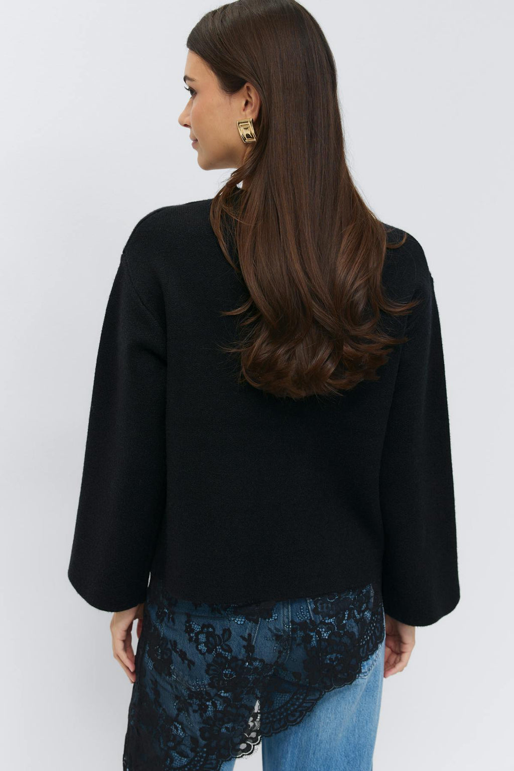 Knitted button cardigan