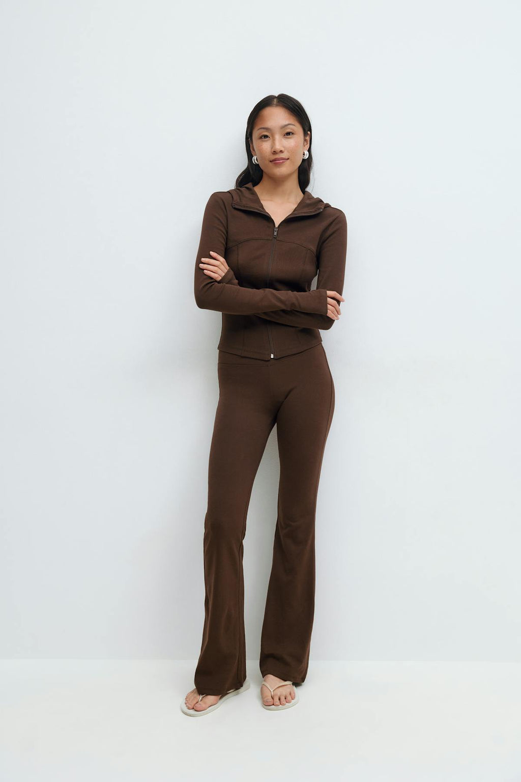Soft flare trousers