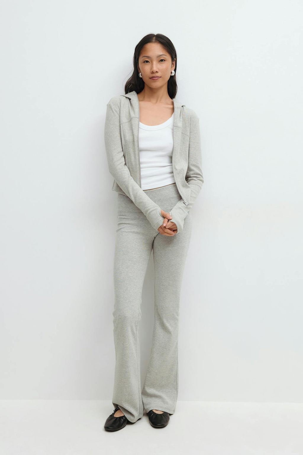 Soft flare trousers