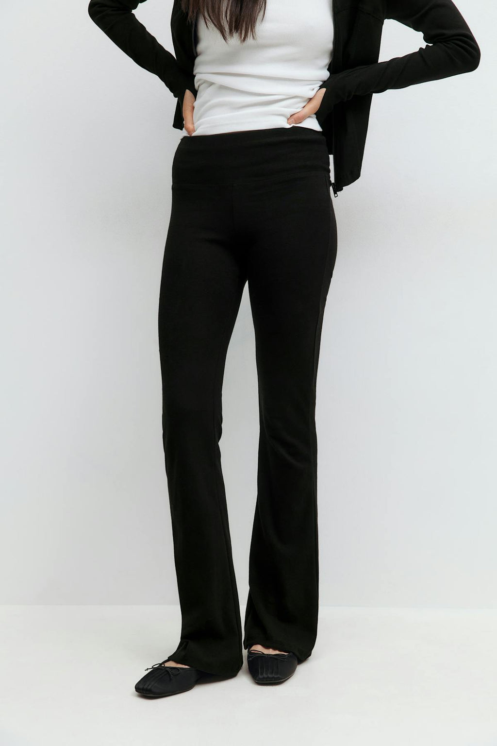 Soft flare trousers