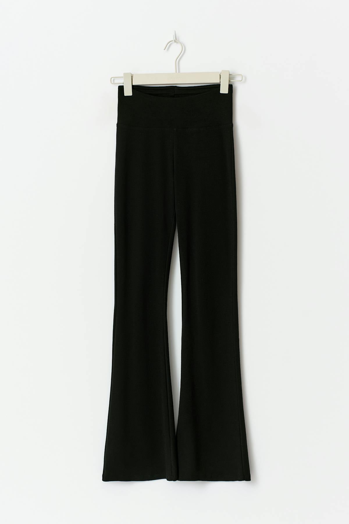 Soft flare trousers