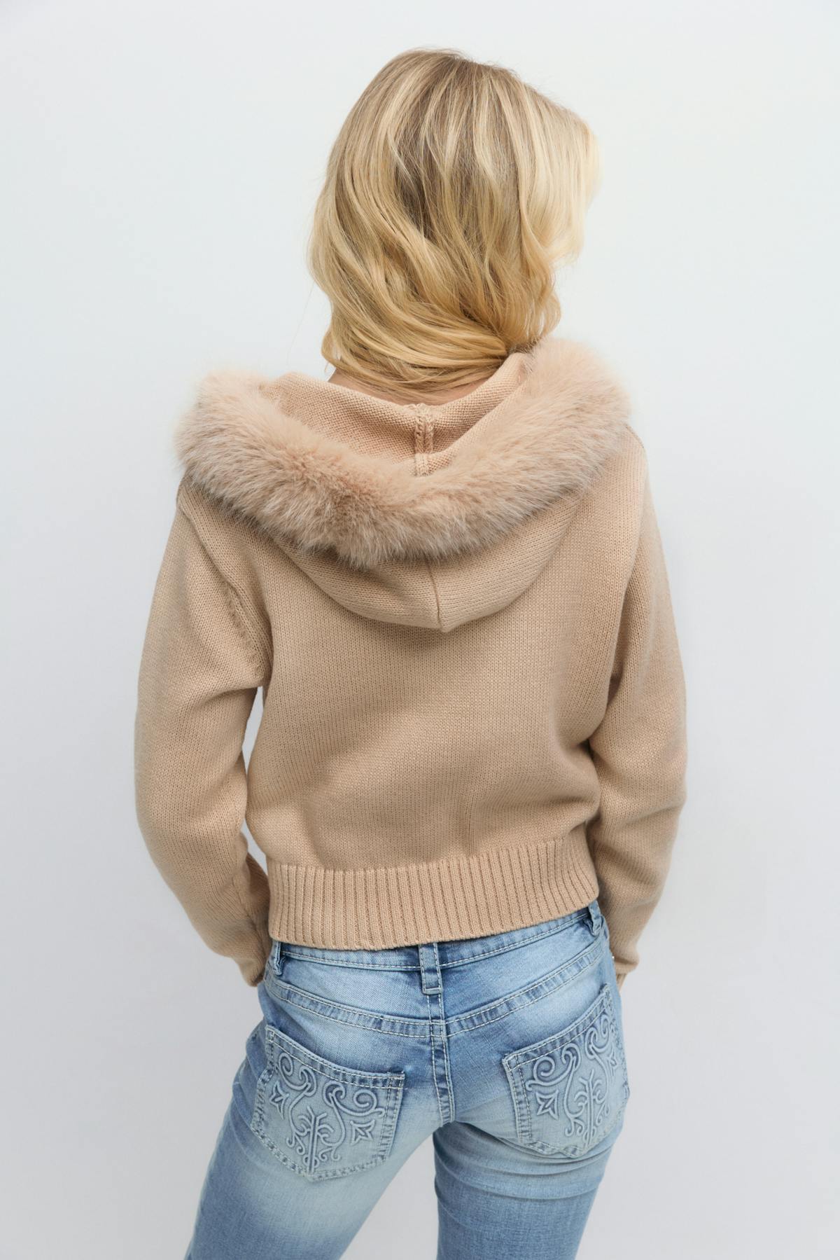 14+ fur hoodie