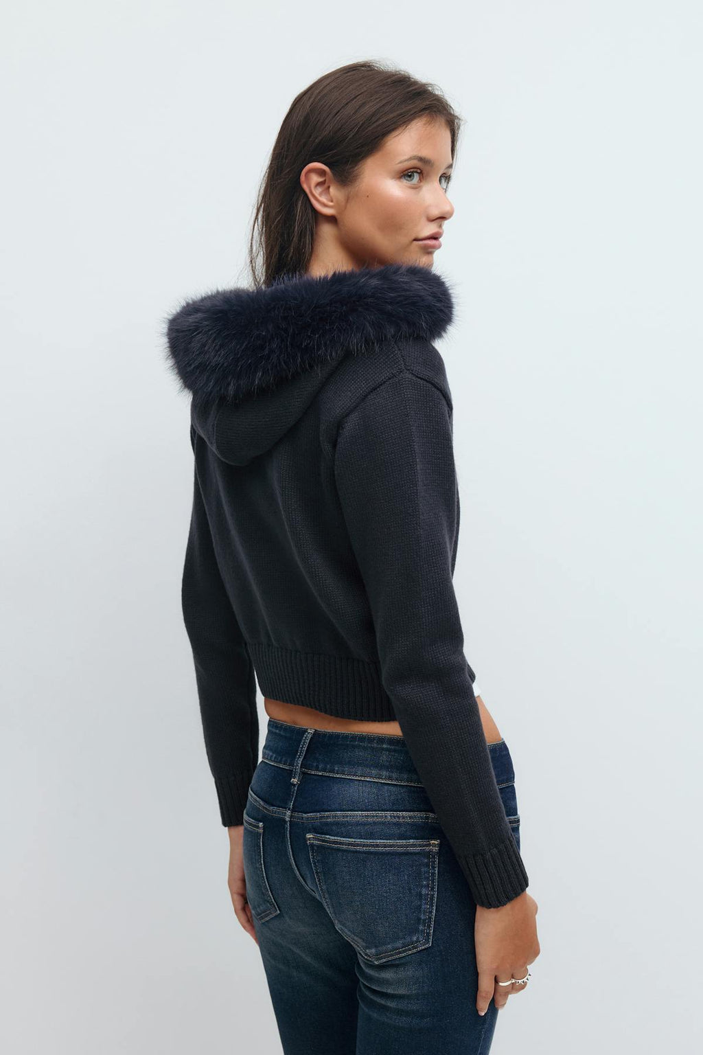 14+ fur hoodie