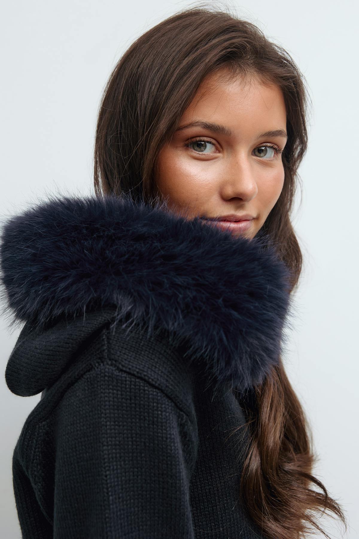 14+ fur hoodie