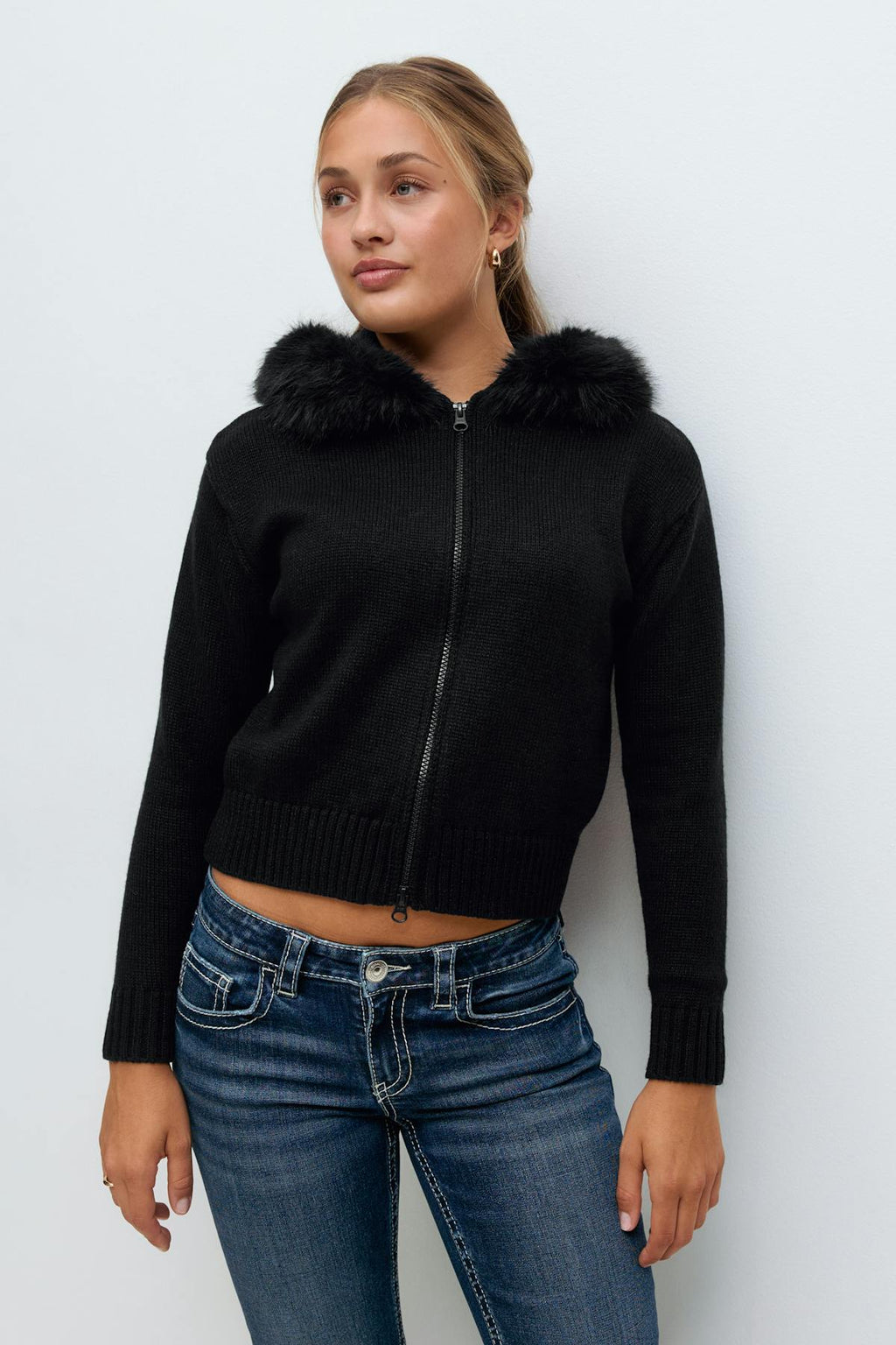Y fur hoodie