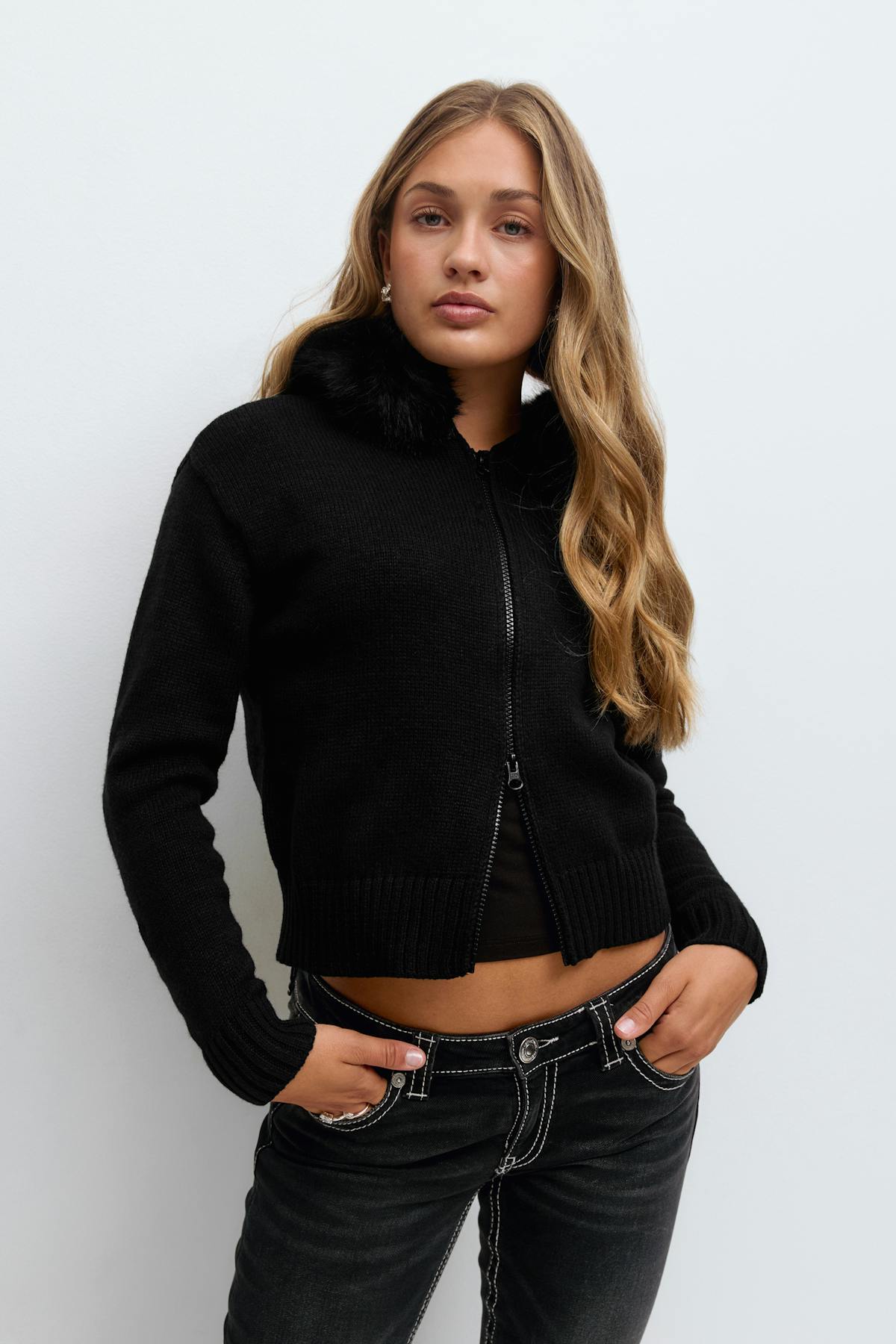Y fur hoodie