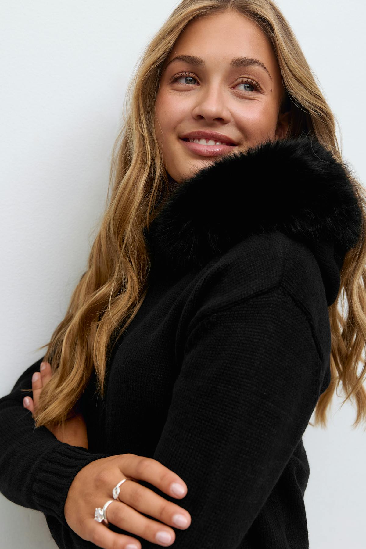 Y fur hoodie