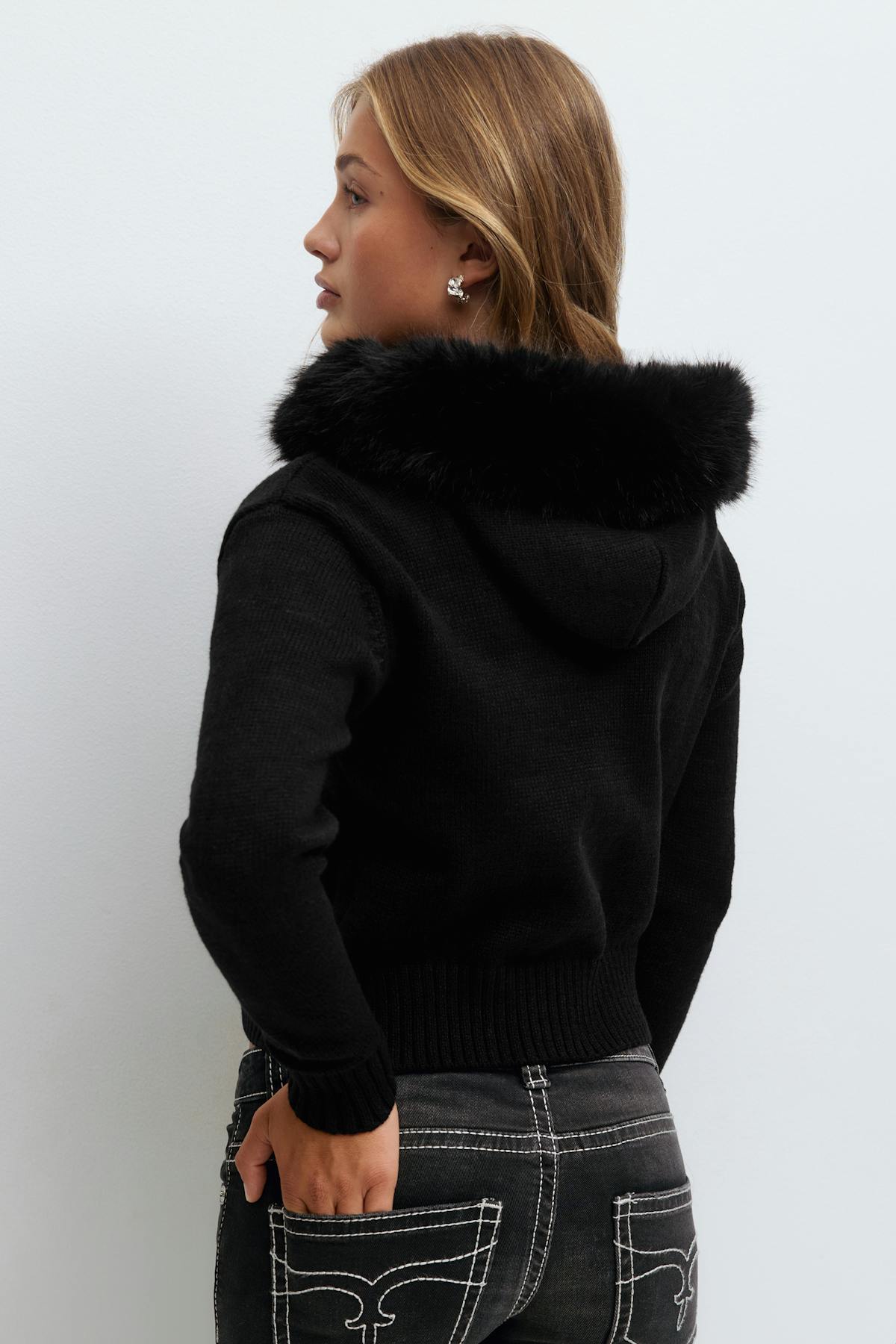 Y fur hoodie