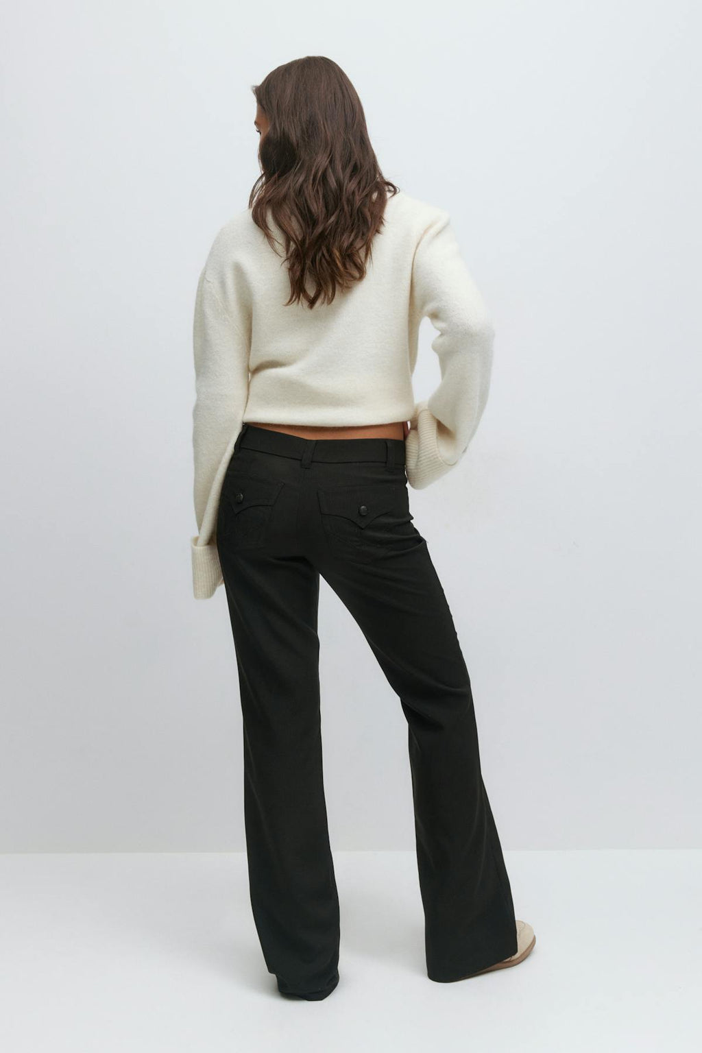Y low bootcut trousers
