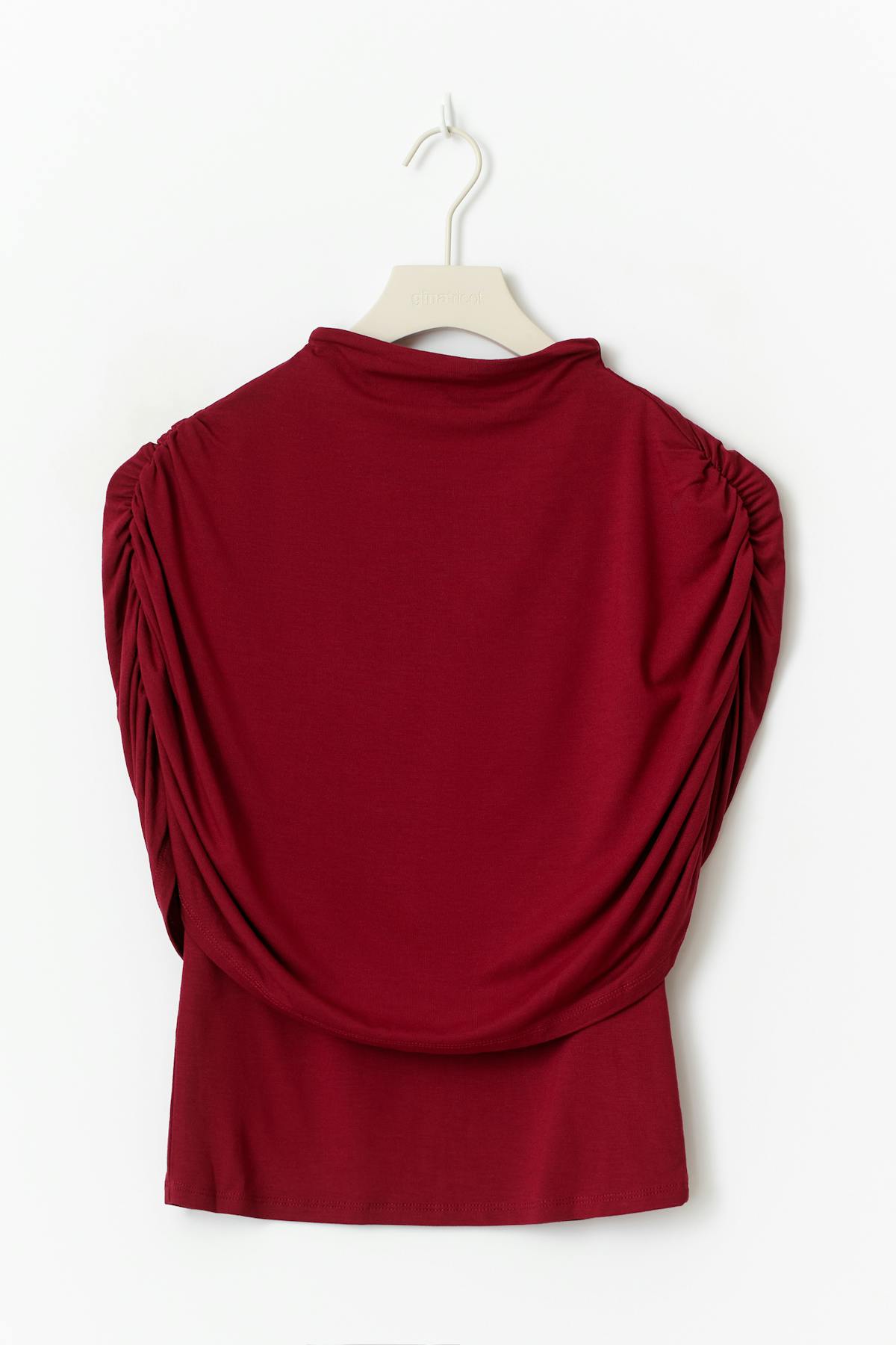 Cape ruched top