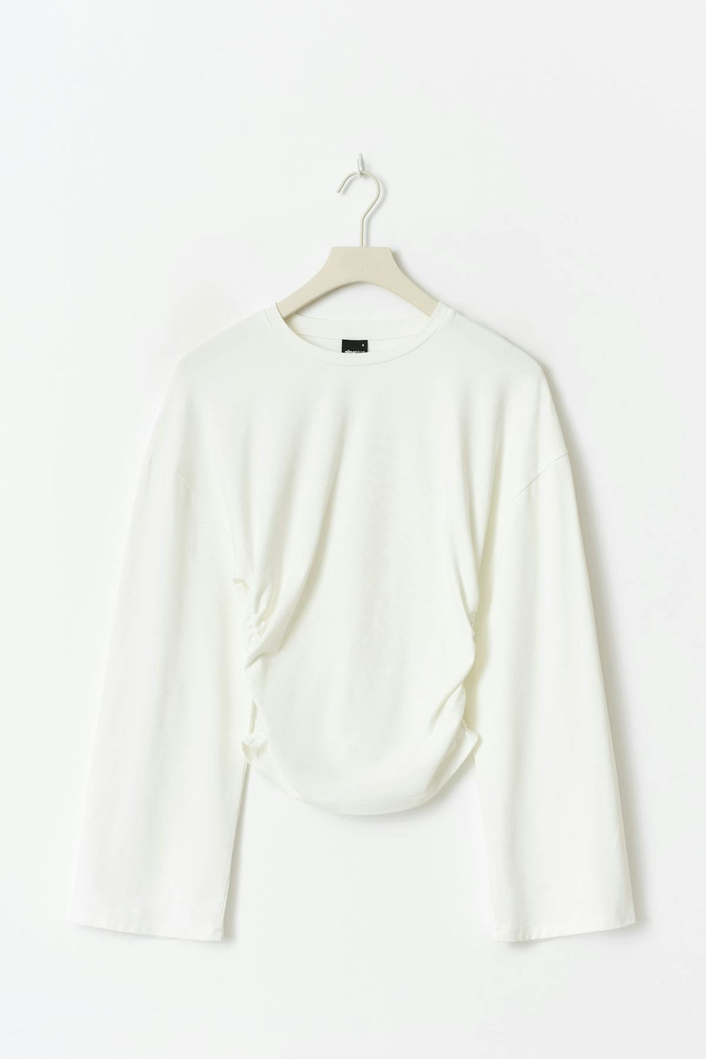 Soft touch wide sleeve top