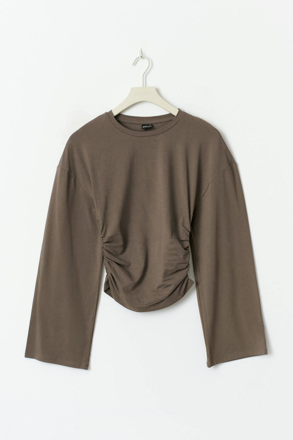 Soft touch wide sleeve top