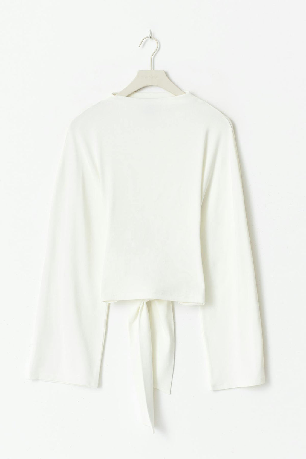 Tie back wide sleeve top