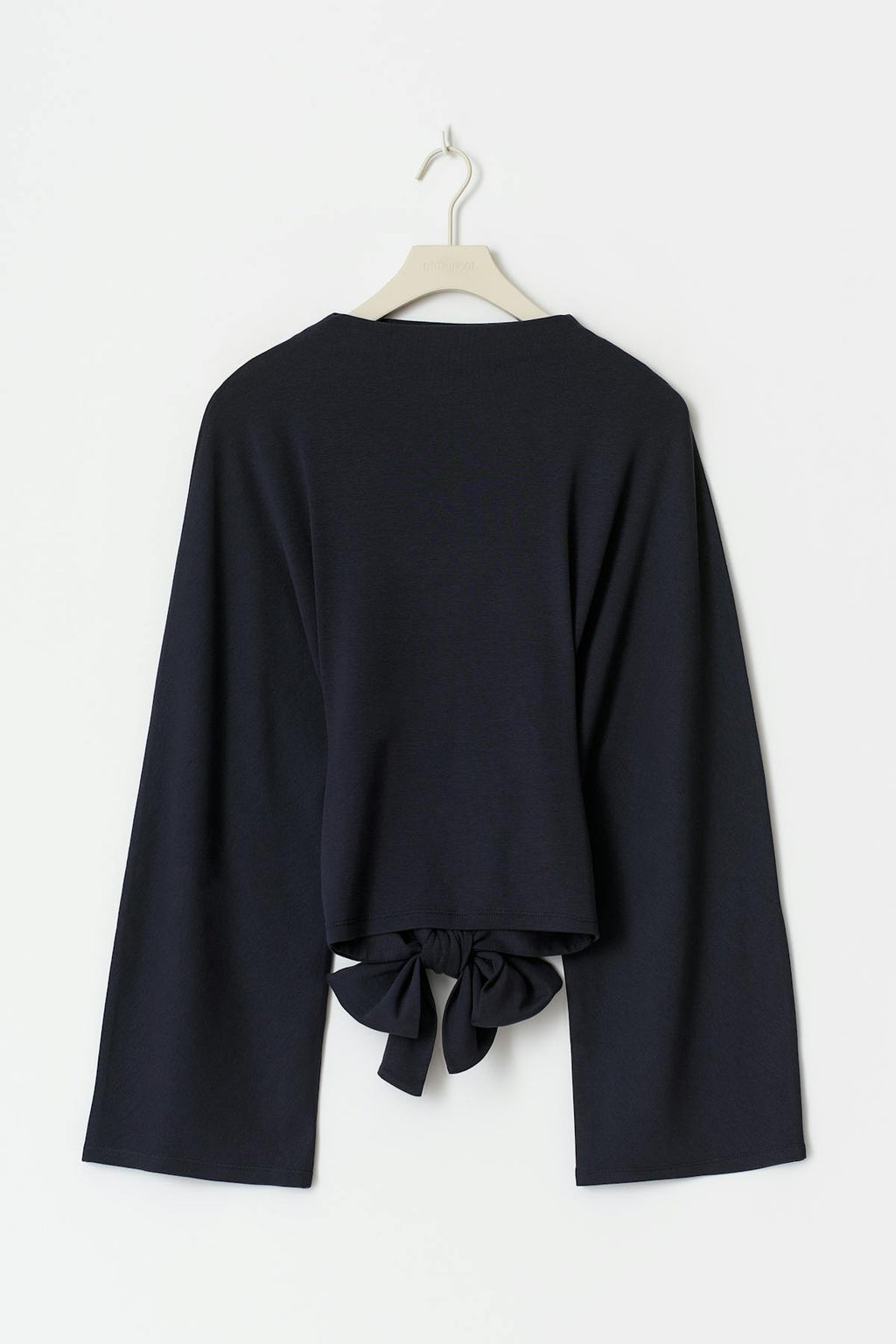 Tie back wide sleeve top
