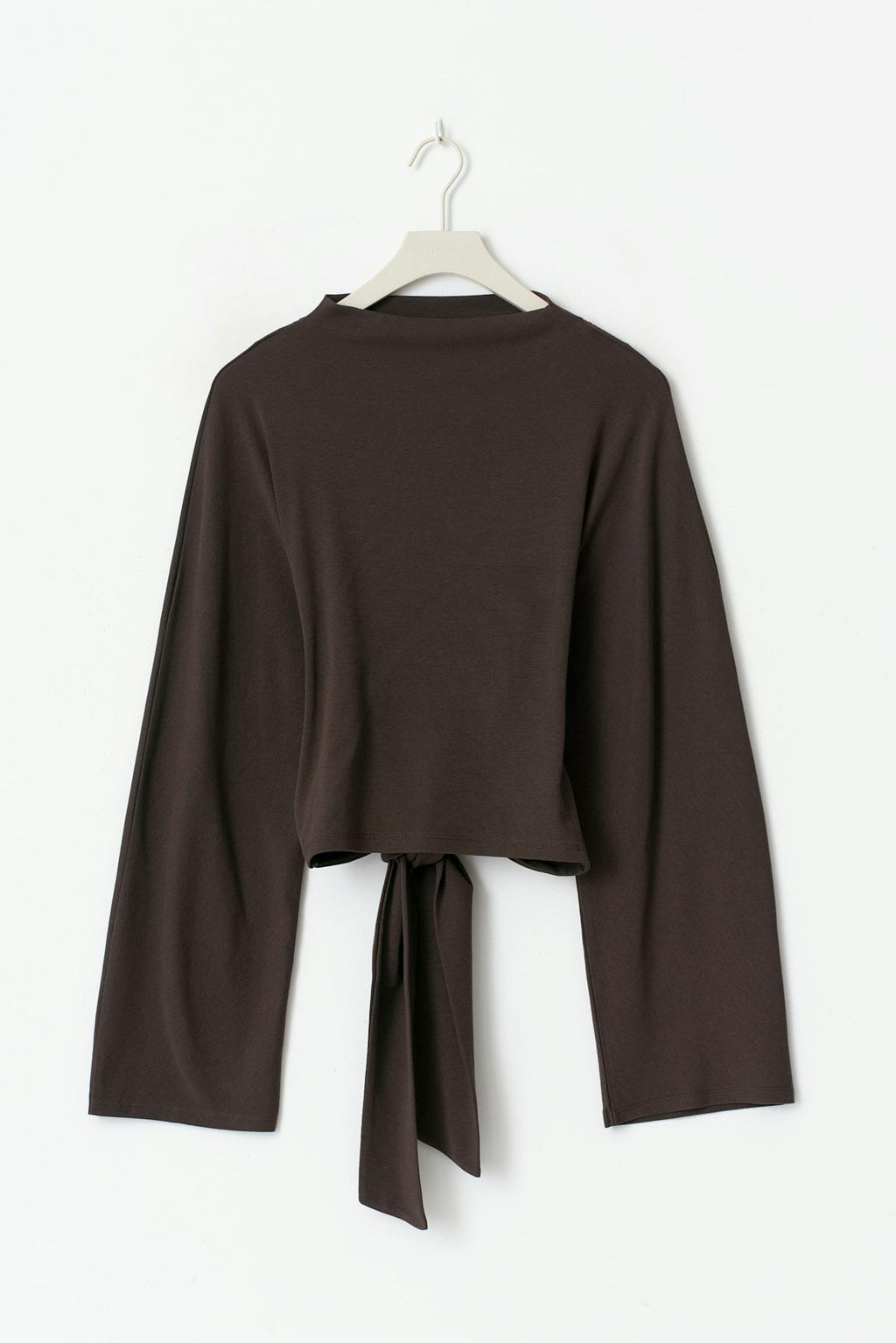 Tie back wide sleeve top