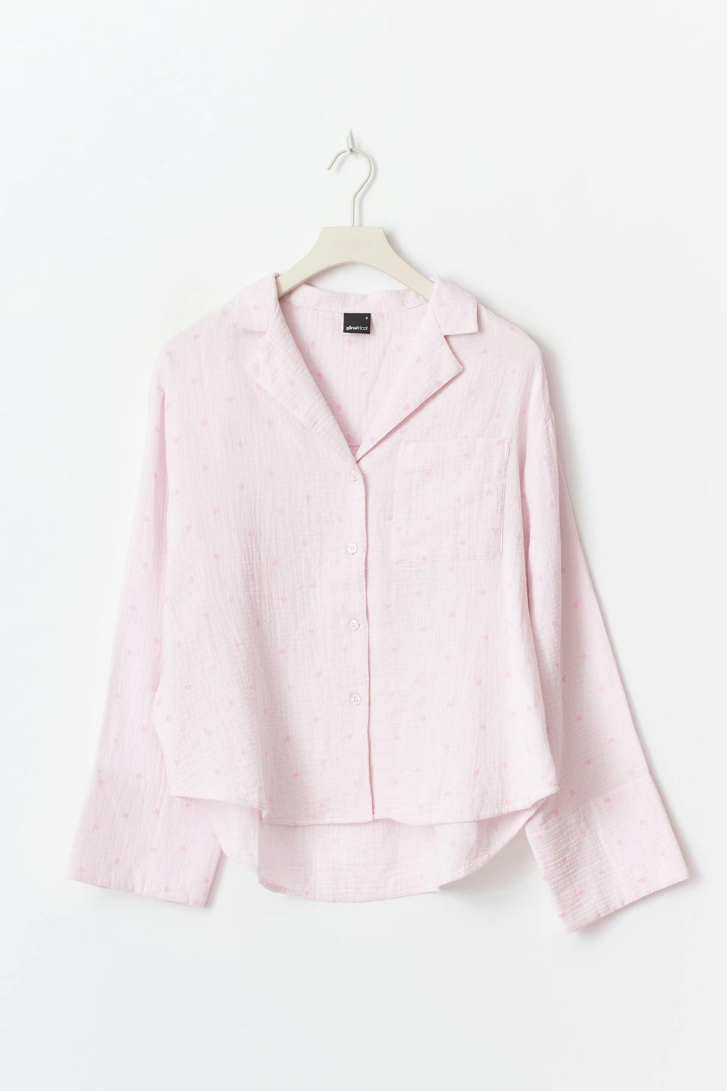 Gauze homewear shirt