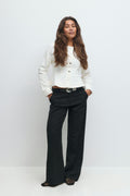 Peplum denim jacket