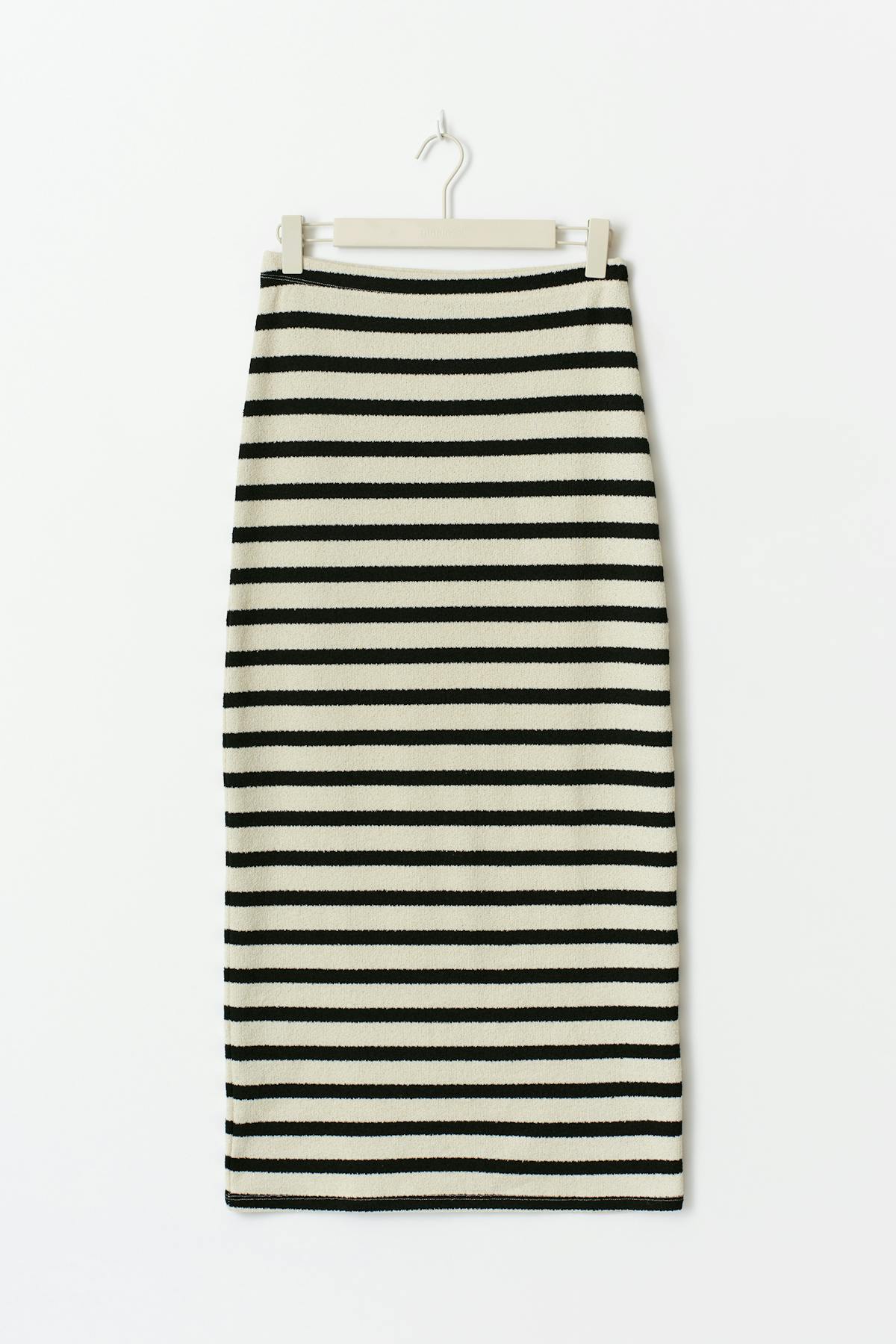 Stripe maxi skirt
