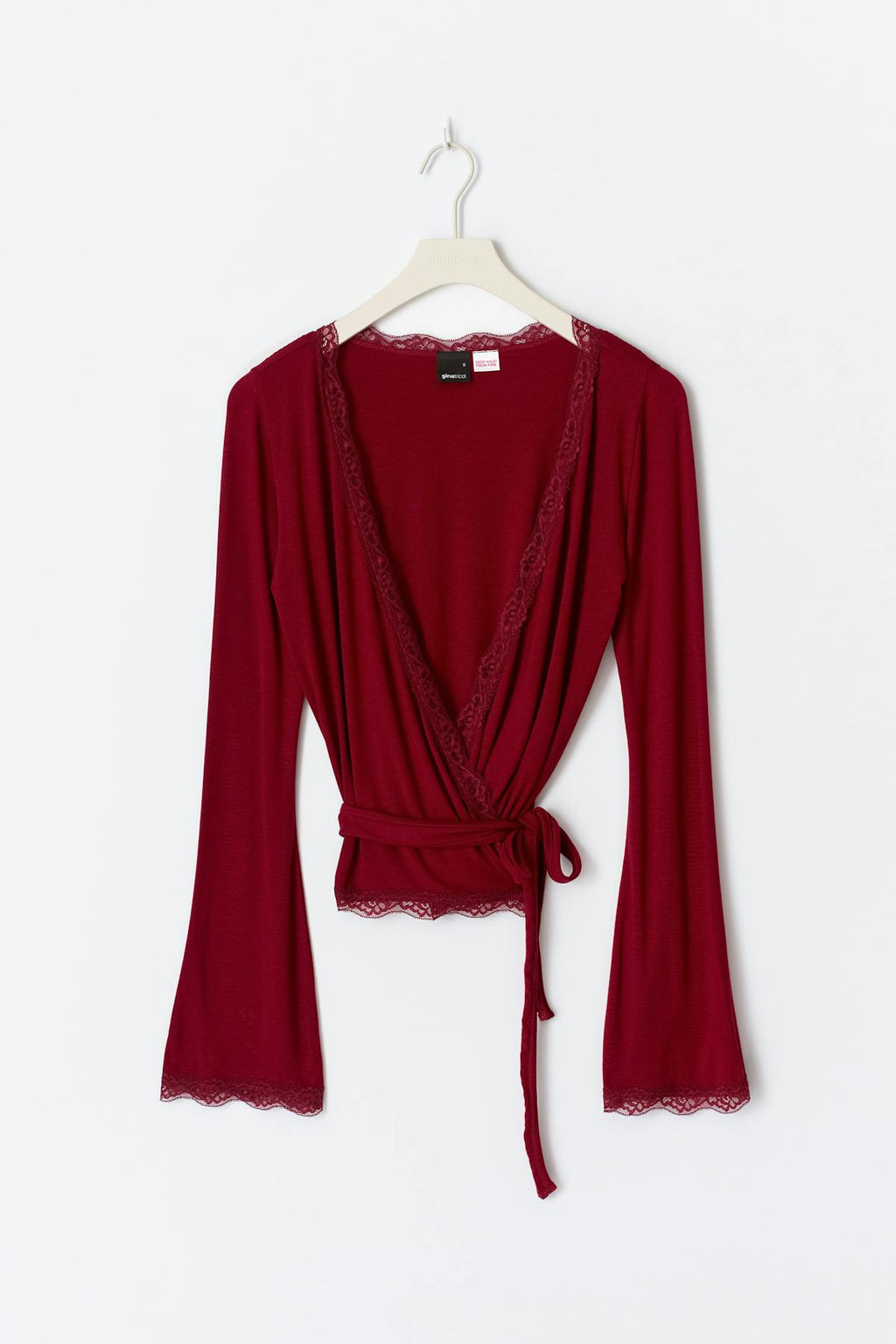 Soft wrap loungewear cardigan