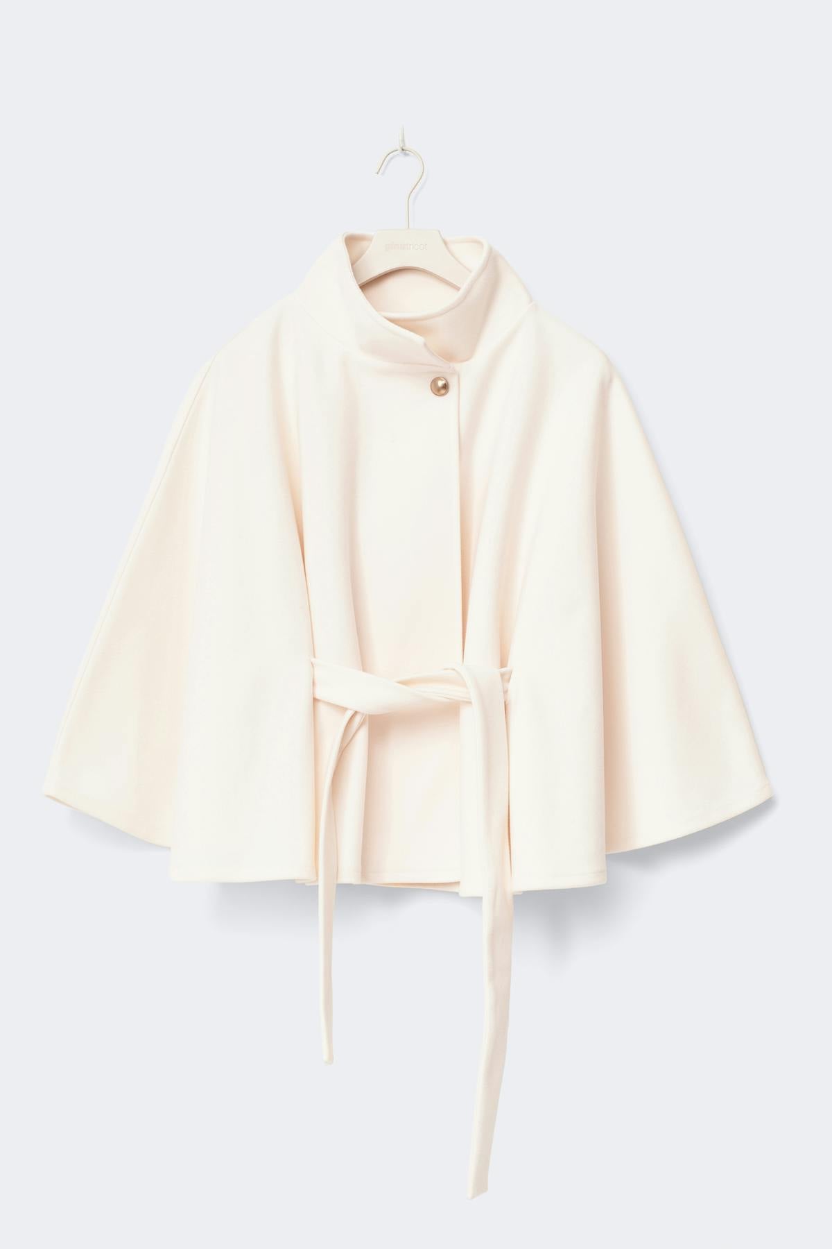 Y belted cape