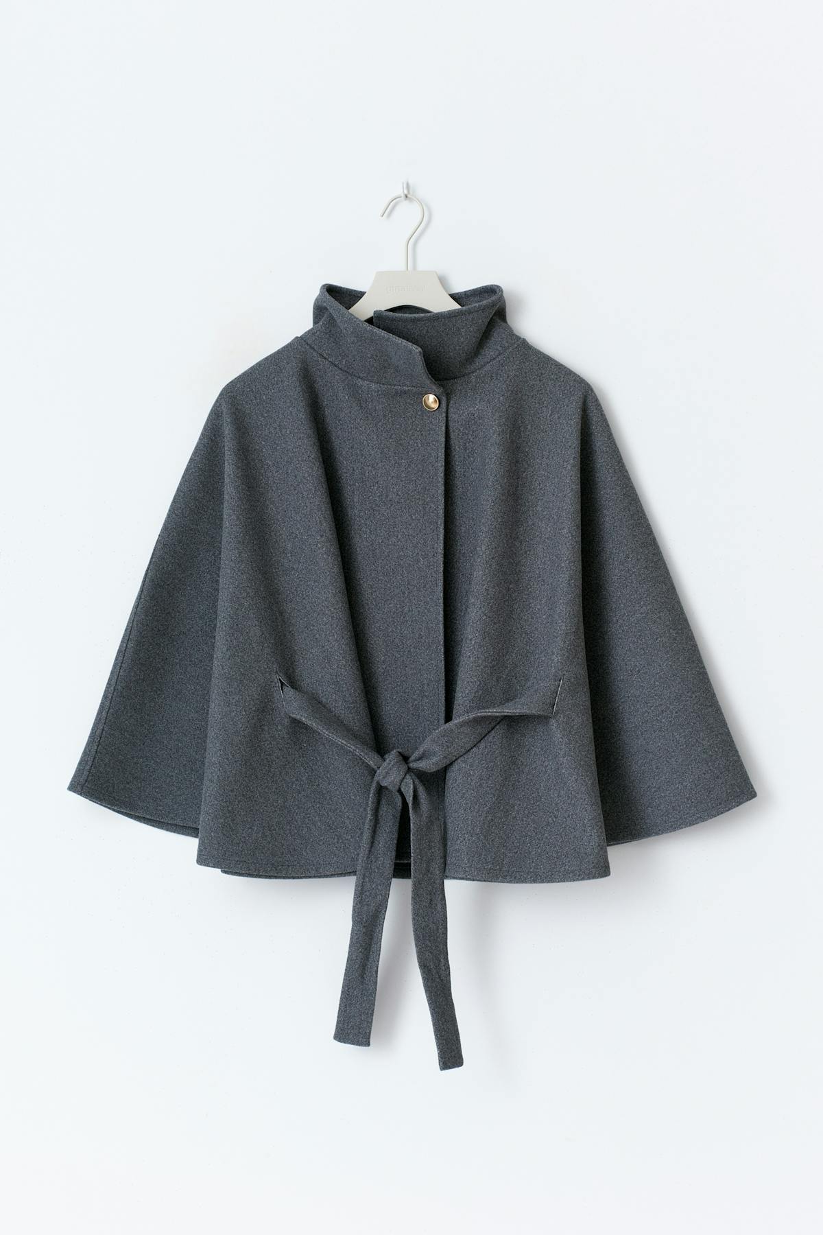 Y belted cape