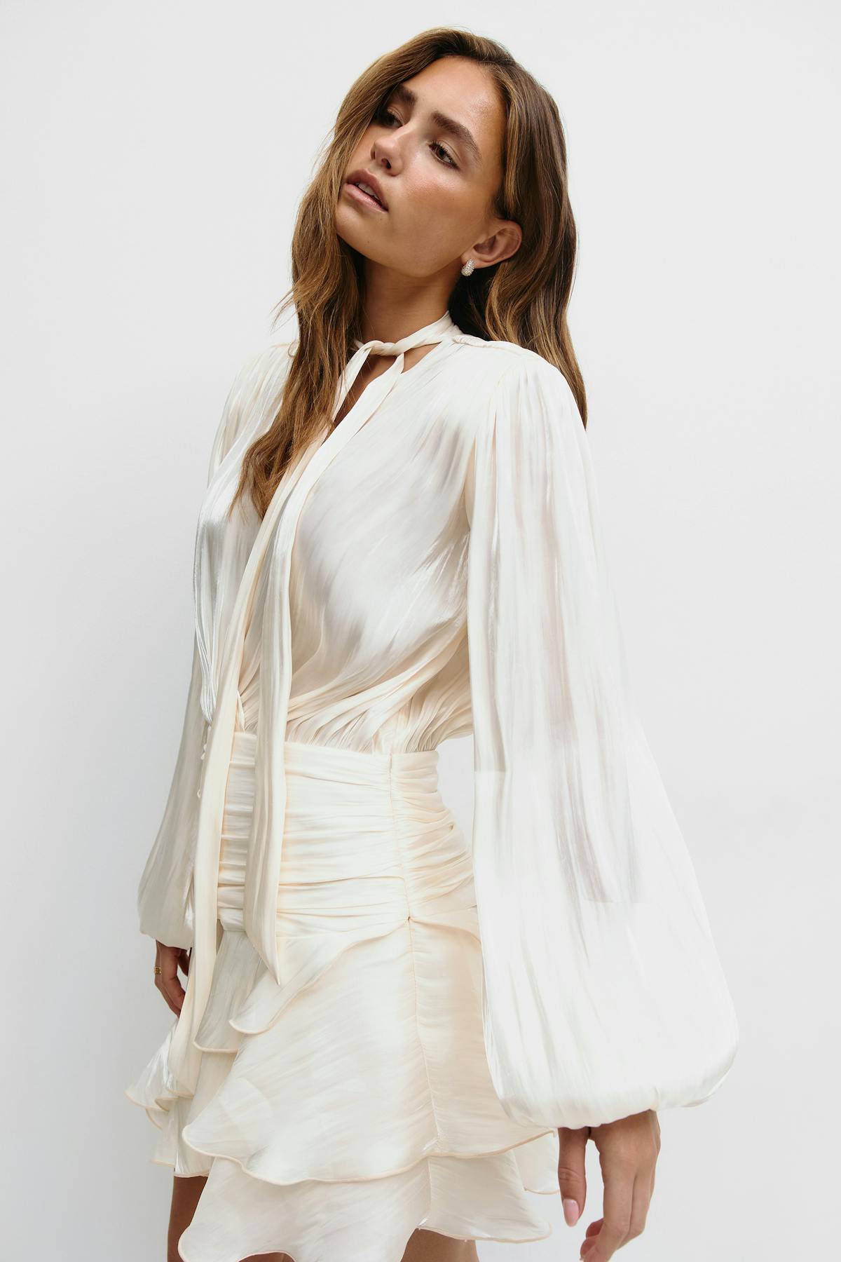 Mini frill dress