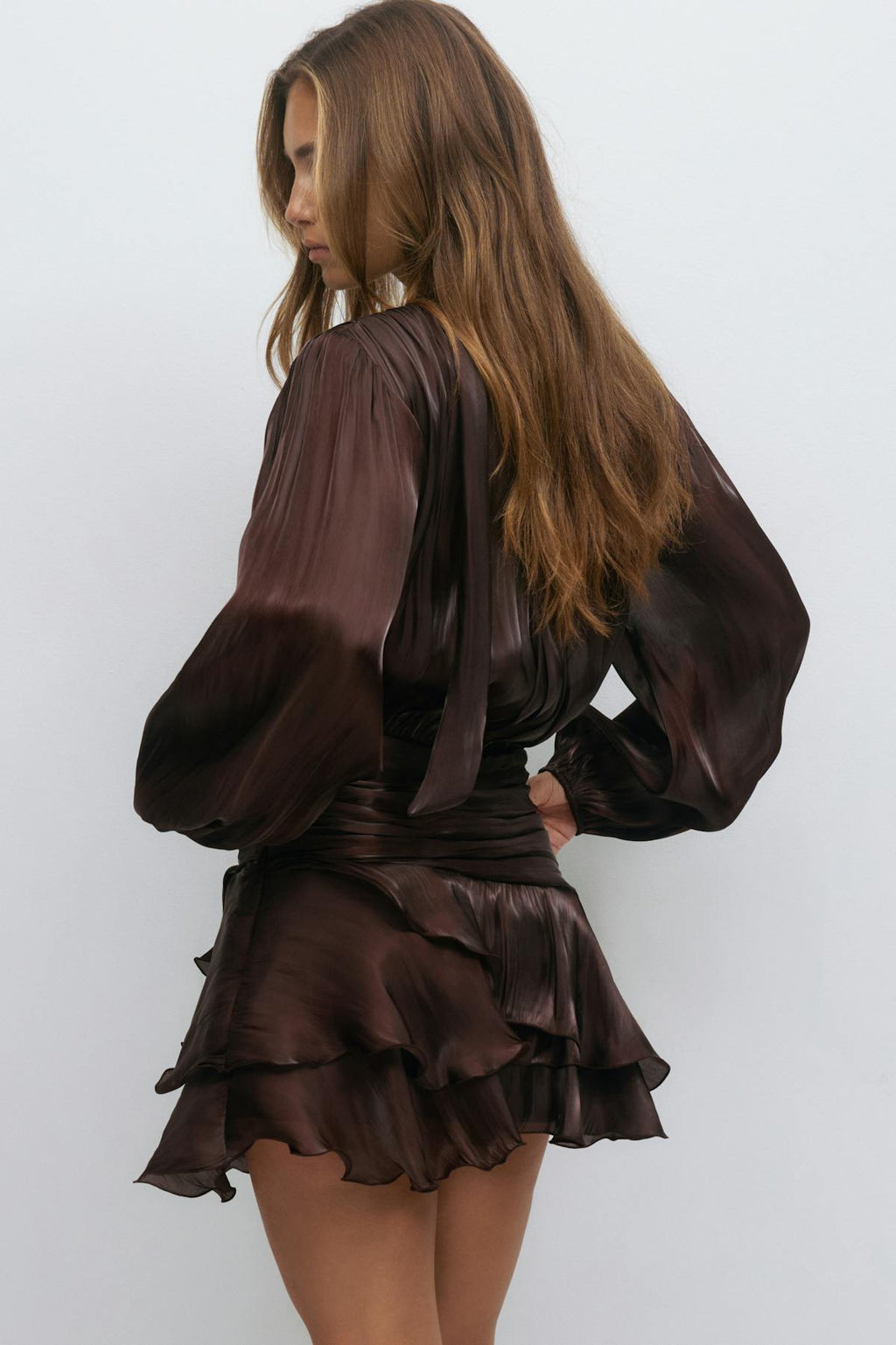 Mini frill dress