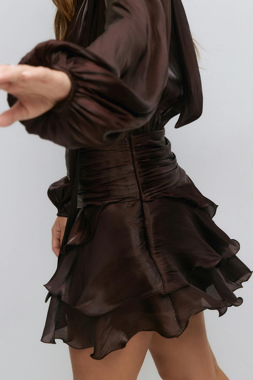 Mini frill dress