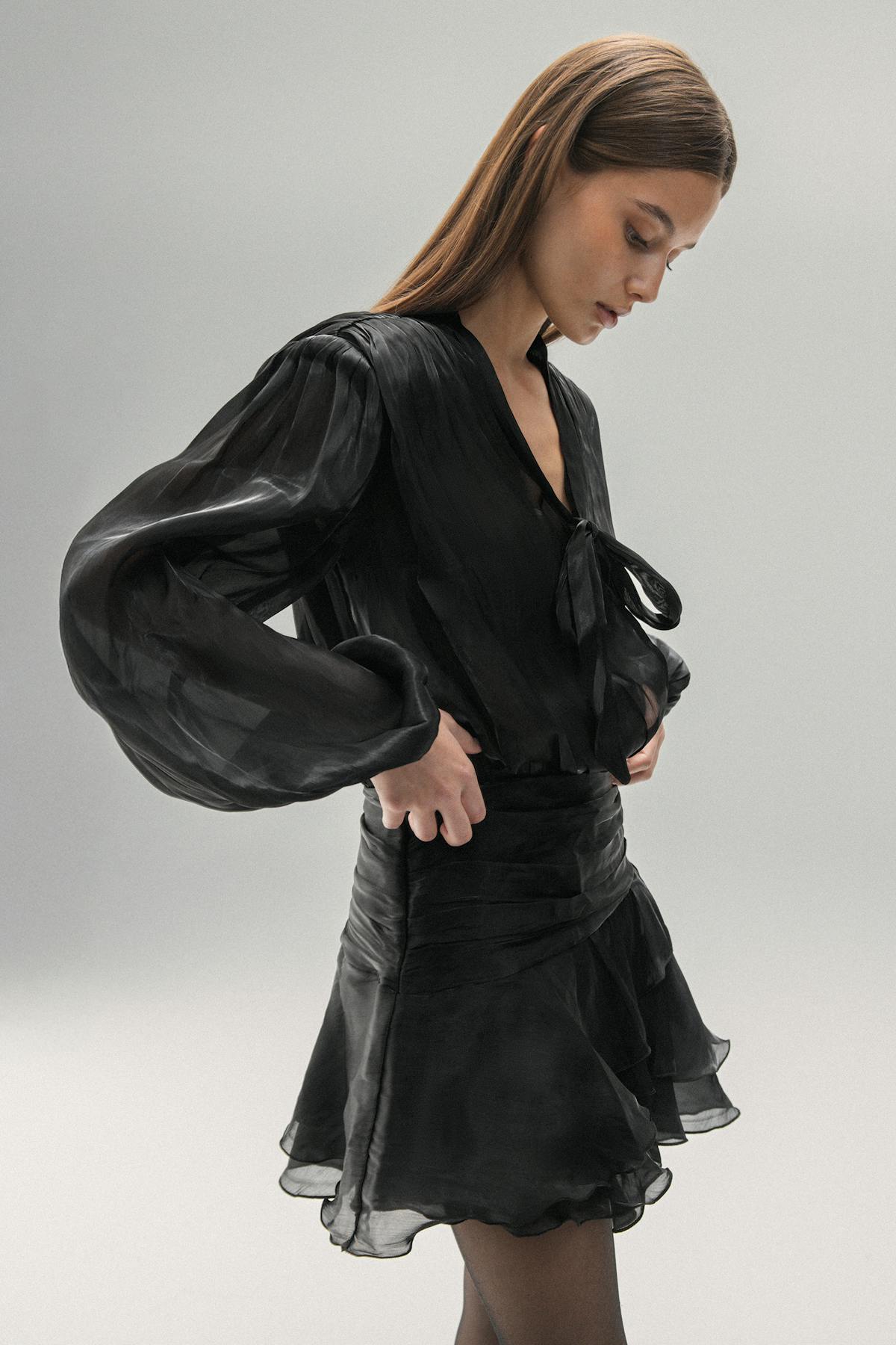 Mini frill dress