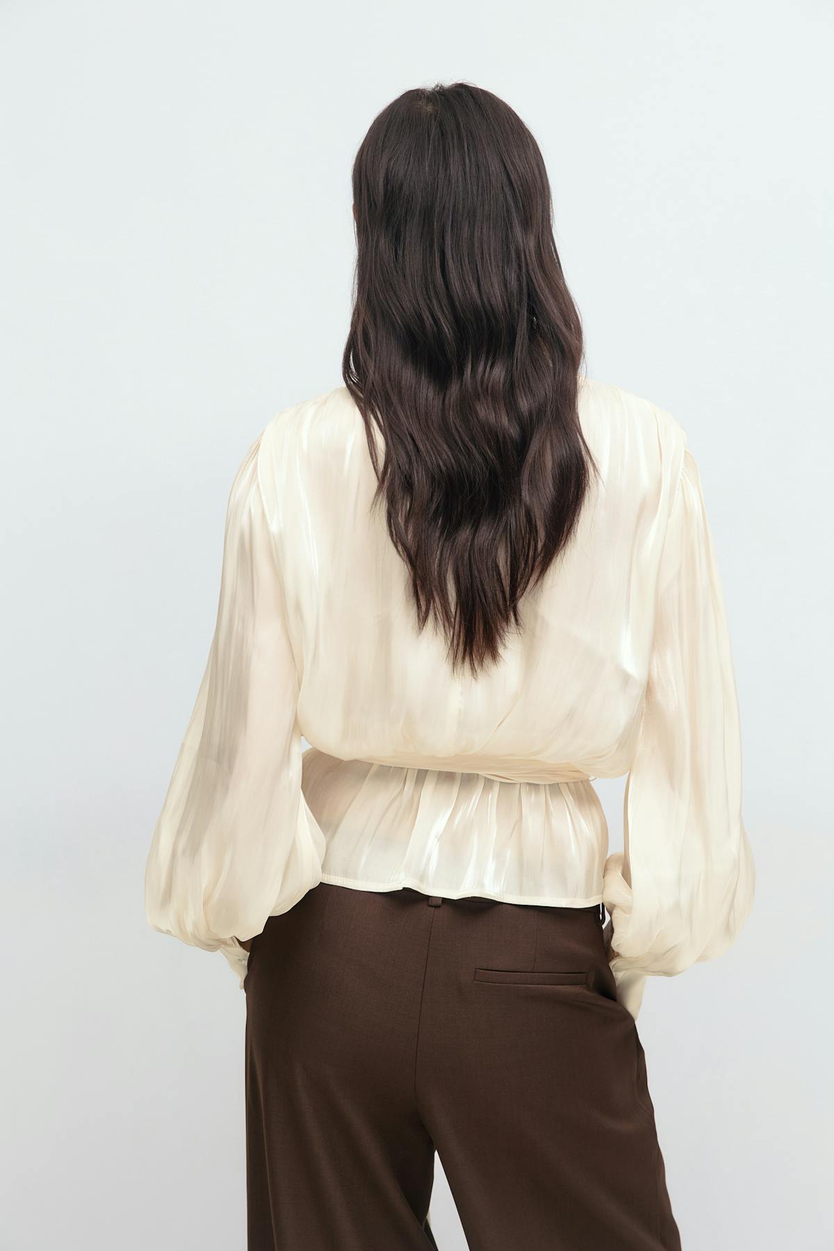 Tie front blouse