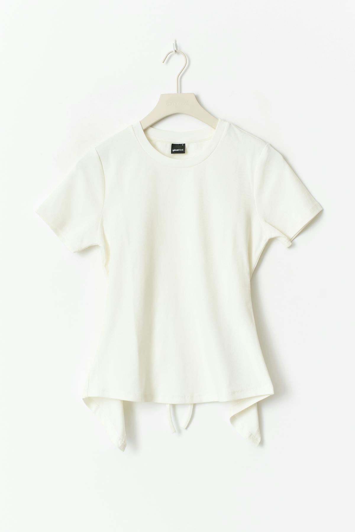 Tie back tee