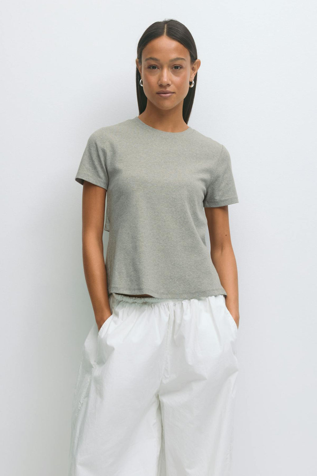 Tie back tee