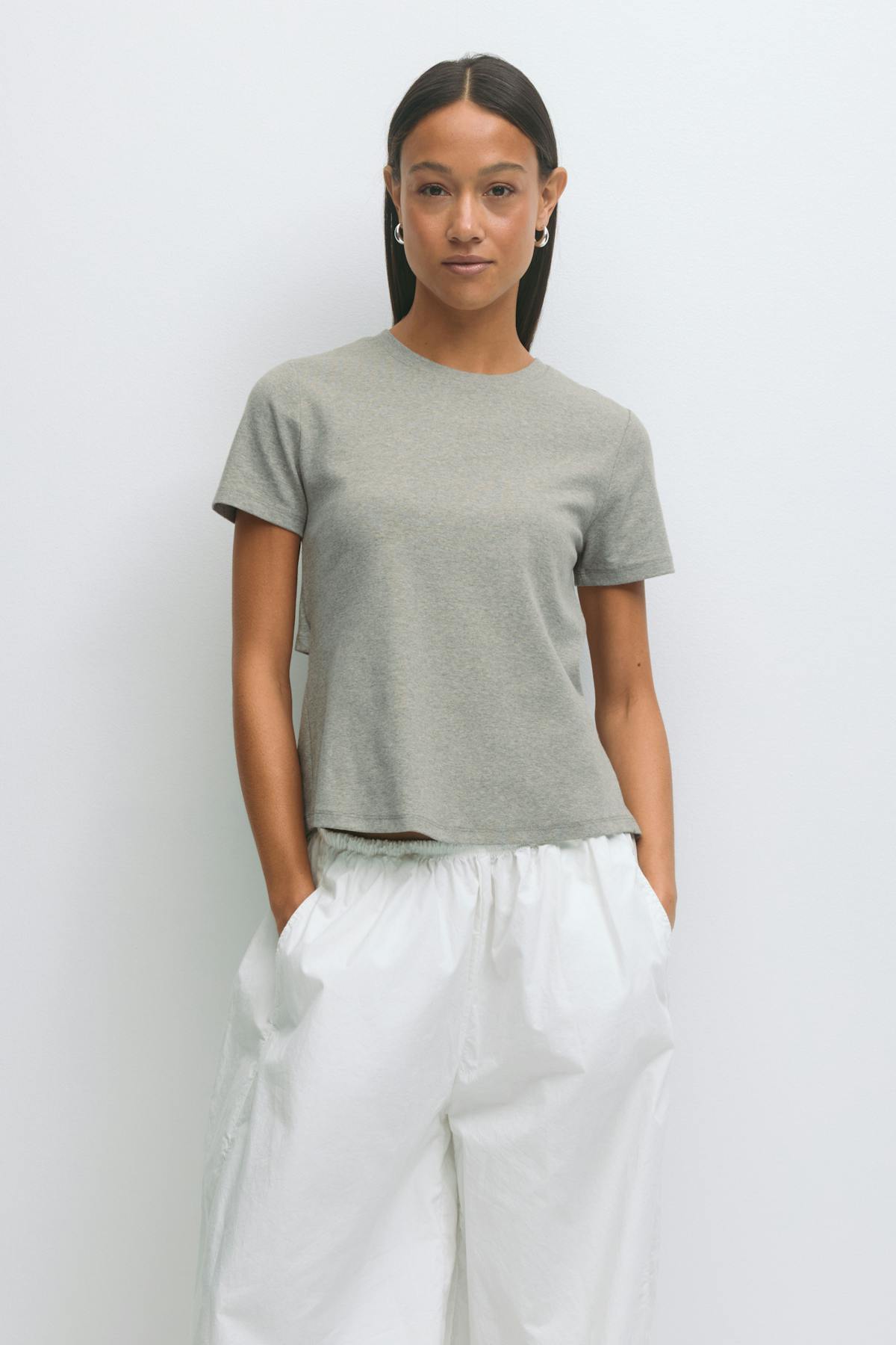 Tie back tee