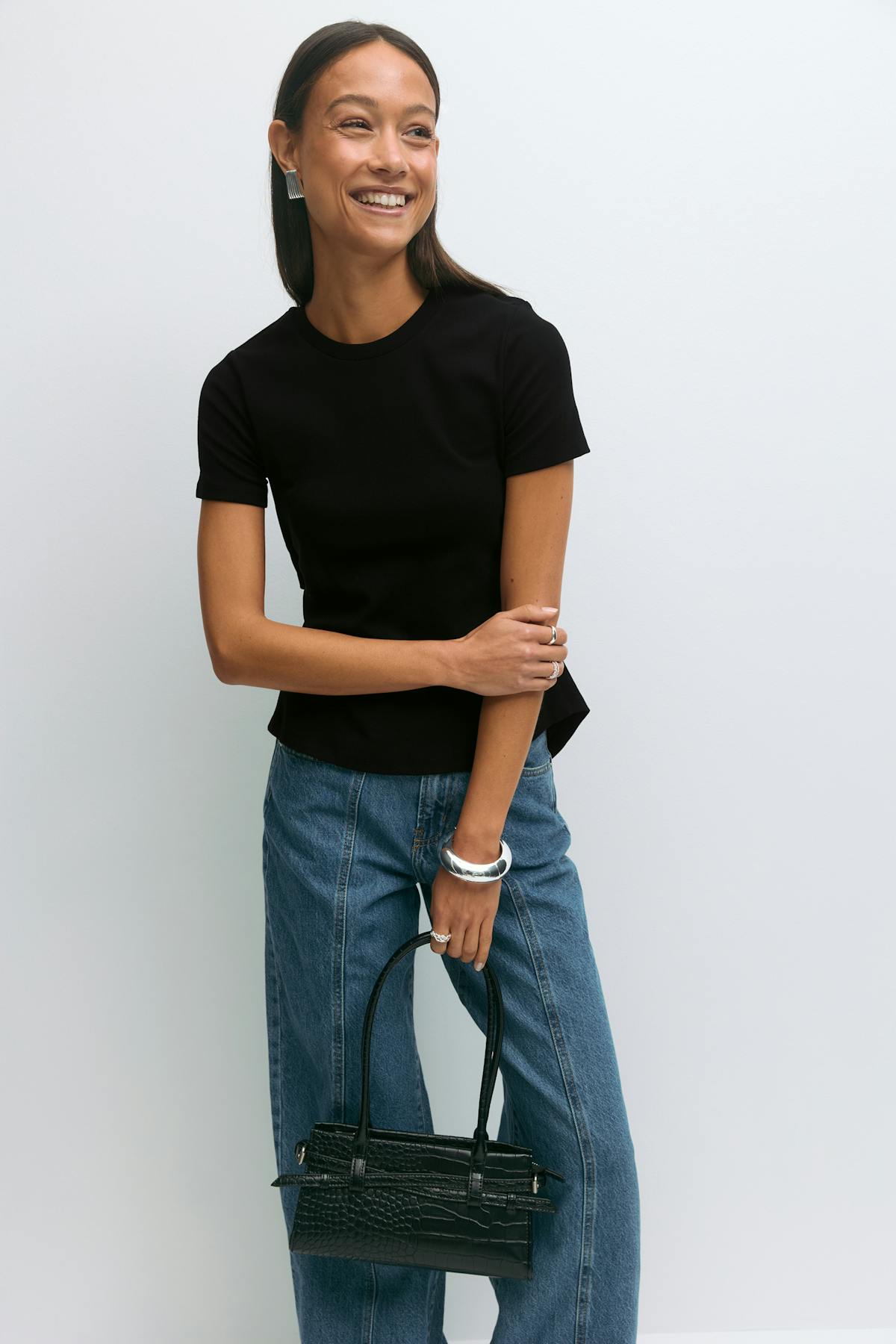 Tie back tee