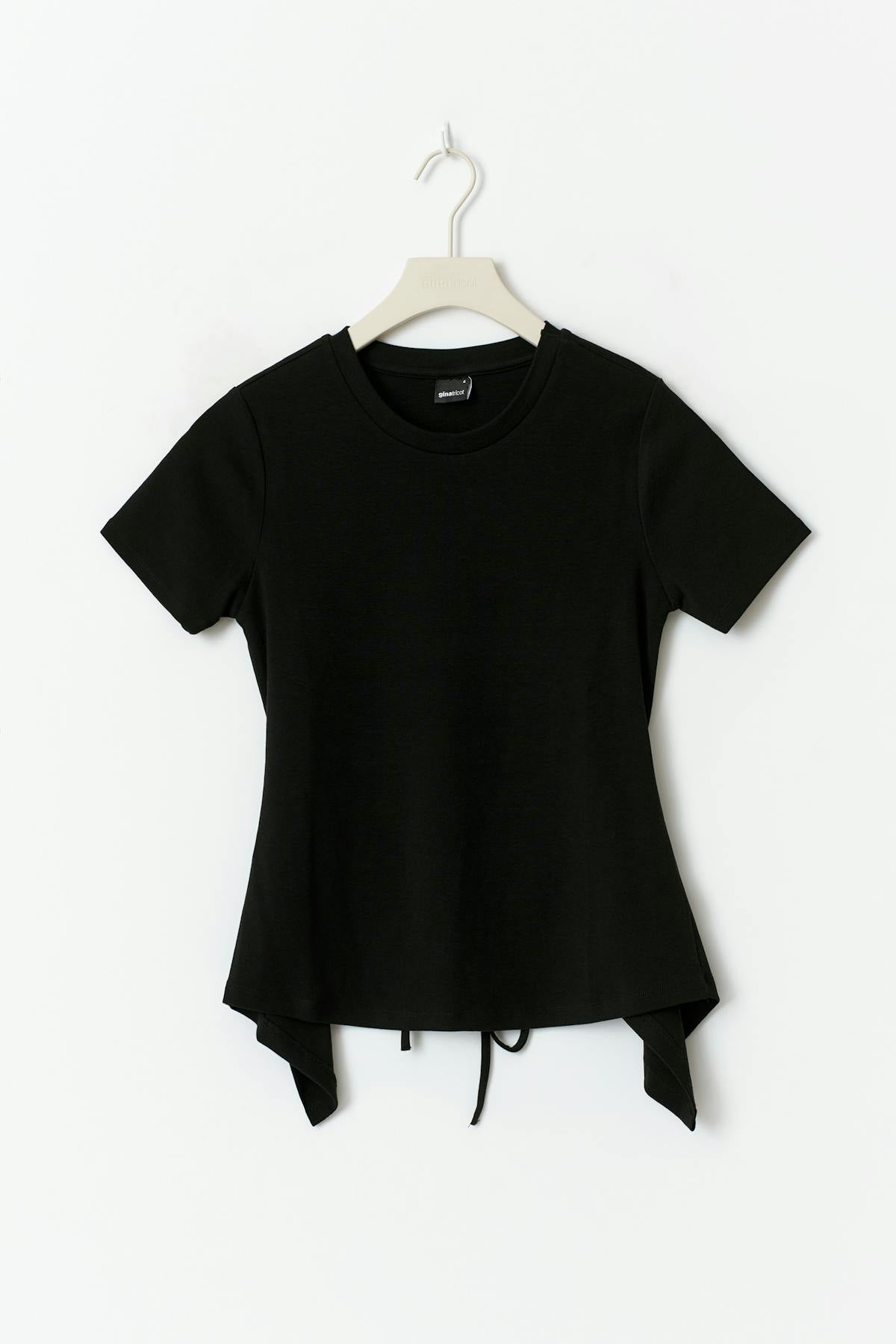 Tie back tee
