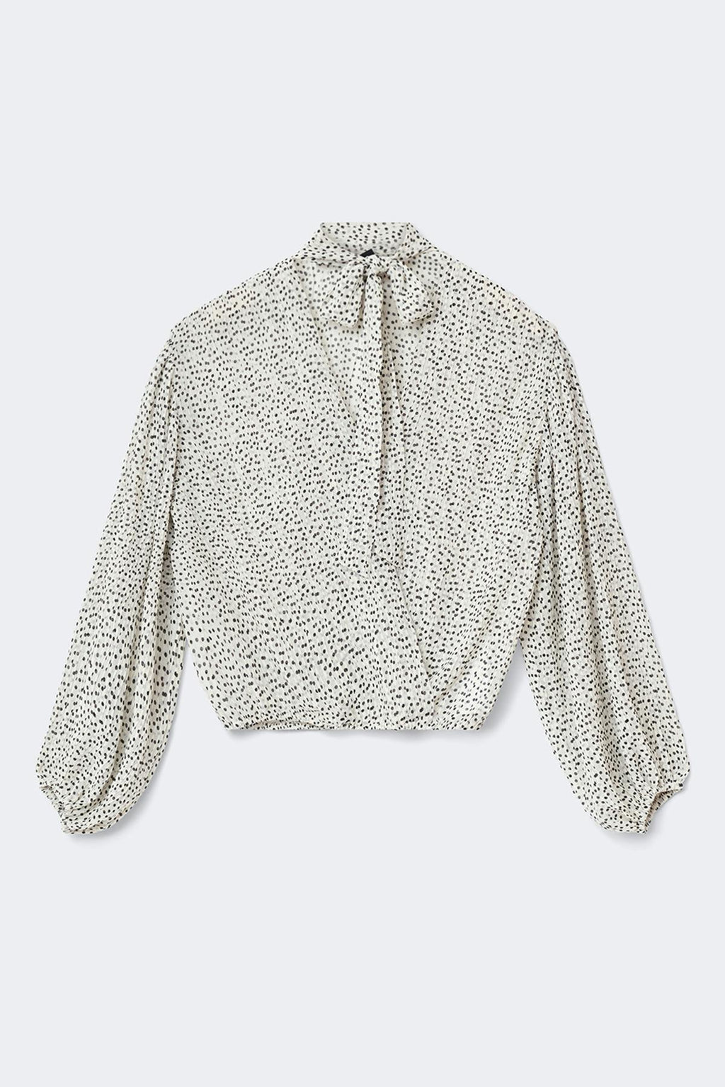 Scarf blouse